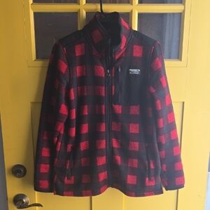 L.L. Bean Red and Black Plaid Jacket